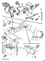 PARTIE ELECTRIQUE 1 pour Yamaha VIRAGO 1994