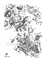 CULASSE pour Yamaha VIRAGO 1987