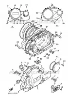 CARTER   MOTEUR 1 pour Yamaha VIRAGO 1987