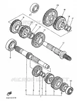 TRANSMISSION pour Yamaha VIRAGO 1987