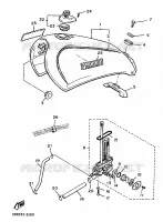 RESERVOIR A ESSENCE pour Yamaha VIRAGO 1987
