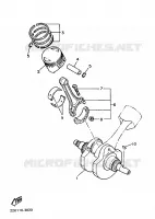 VILEBREQUIN / PISTON pour Yamaha VIRAGO 1987