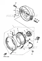 PHARE  pour Yamaha VIRAGO 1987