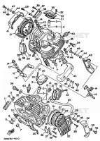 CULASSE pour Yamaha VIRAGO 1994