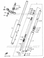 FOURCHE pour Yamaha VIRAGO 1994