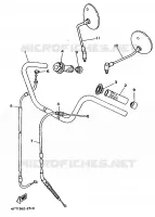 GUIDON ET CABLES pour Yamaha VIRAGO 1994