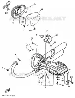 ECHAPPEMENT pour Yamaha VIRAGO 1993