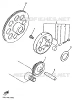 EMBRAYAGE DE DEMARREUR pour Yamaha VIRAGO 1993