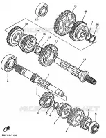 TRANSMISSION pour Yamaha VIRAGO 1993