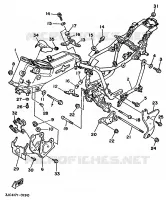 CADRE pour Yamaha VIRAGO 1993