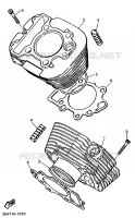 CYLINDRE pour Yamaha VIRAGO 1993