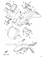 GARDE BOUE pour Yamaha VIRAGO 1993