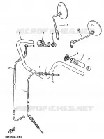 GUIDON ET CABLES pour Yamaha VIRAGO 1993