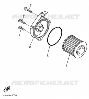 FILTRE A HUILE pour Yamaha VIRAGO 1993