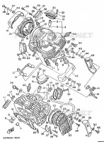 CULASSE pour Yamaha VIRAGO 1995