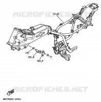 PIÈCES OPTIONNELLES   PARTIE CYCLE   DANEMARK pour Yamaha VIRAGO 1995