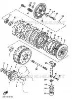 EMBRAYAGE DE DEMARREUR pour Yamaha VIRAGO 1995