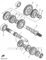 TRANSMISSION pour Yamaha VIRAGO 1995