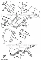 GARDE BOUE pour Yamaha VIRAGO 1995