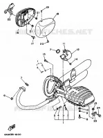 ECHAPPEMENT pour Yamaha VIRAGO 1996