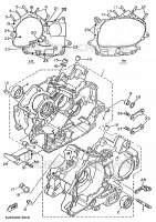 CARTER MOTEUR pour Yamaha VIRAGO 1996