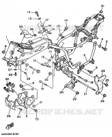 CADRE pour Yamaha VIRAGO 1996