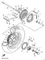 ROUE ARRIERE pour Yamaha VIRAGO 1996