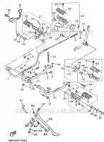 SUPPORT / REPOSE PIEDS pour Yamaha VIRAGO 1996