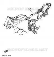 ALTERNATIVE CADRE   ITALIE pour Yamaha VIRAGO 1997
