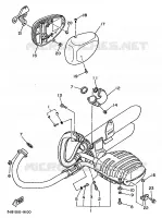 ECHAPPEMENT pour Yamaha VIRAGO 1997