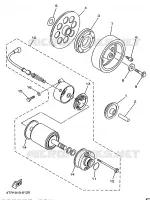 EMBRAYAGE DE DEMARREUR pour Yamaha VIRAGO 1997