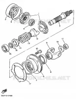 TRANSMISSION INTERMEDIAIRE pour Yamaha VIRAGO 1997