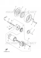 EMBRAYAGE DE DEMARREUR pour Yamaha VIRAGO 2000