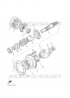 TRANSMISSION INTERMEDIAIRE pour Yamaha VIRAGO 2000