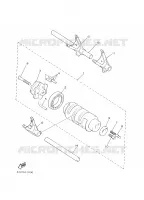 BARILLET DE SELECTION / FOURCHETTES pour Yamaha VIRAGO 2000