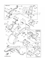 GARDE BOUE pour Yamaha VIRAGO 2000