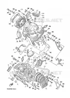 CULASSE pour Yamaha VIRAGO 2000