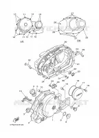 CARTER   MOTEUR 1 pour Yamaha VIRAGO 2000