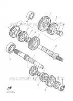 TRANSMISSION pour Yamaha VIRAGO 2000