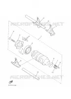 BARILLET DE SELECTION / FOURCHETTES pour Yamaha VIRAGO 2000