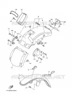 GARDE BOUE pour Yamaha VIRAGO 2000