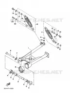 BRAS OSCILLANT / AMORTISSEUR pour Yamaha VIRAGO 2000