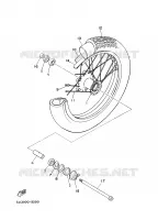 ROUE AVANT pour Yamaha VIRAGO 2000