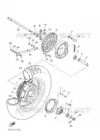 ROUE ARRIERE pour Yamaha VIRAGO 2000