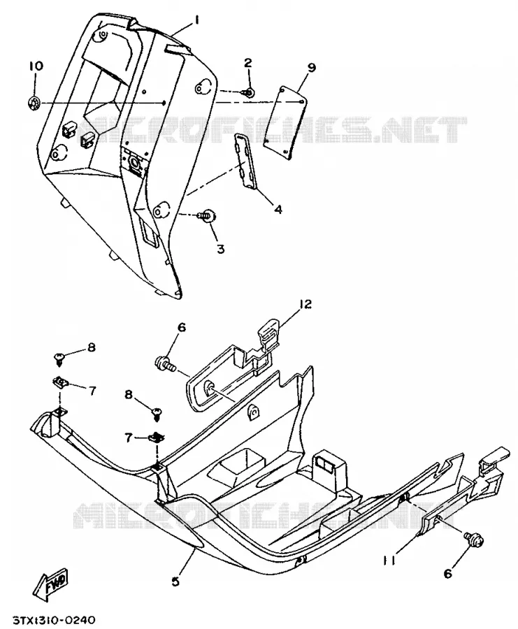 PROTEGE JAMBES Yamaha SCOOTER 50 1990 BOOSTER  CW50T