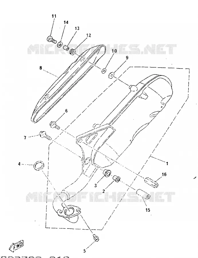 ECHAPPEMENT Yamaha SCOOTER 50 1998 JOG R  CY50R