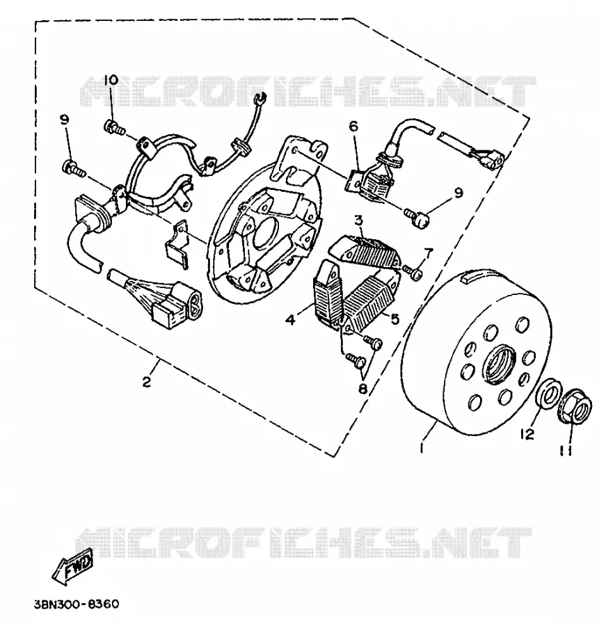 ALLUMAGE Yamaha MOTO 125 1994 DTR  DT125R