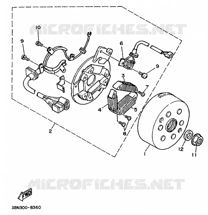 ALLUMAGE Yamaha MOTO 125 1994 DTR  DT125R