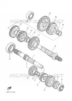 TRANSMISSION pour Yamaha VIRAGO 2001