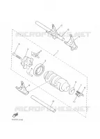 BARILLET DE SELECTION / FOURCHETTES pour Yamaha VIRAGO 2001